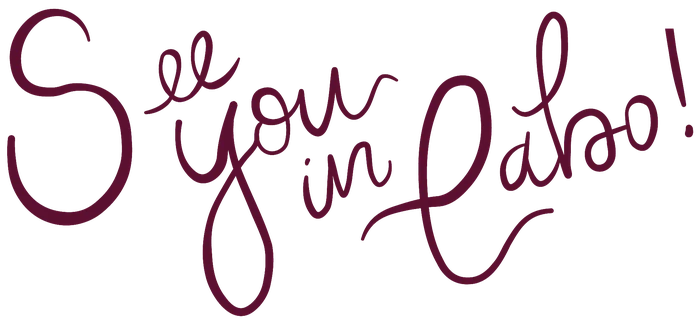 See you in Cabo! — hand lettering